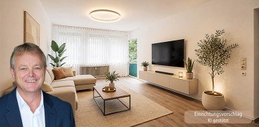 Hauptbild Gepflegte 3-Zimmer-Wohnung mit West-Balkon und Blick ins Grüne - attraktive Lage in RT-Hohbuch