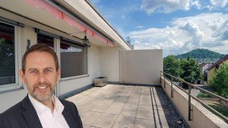 Hauptbild Helle 2-Zimmer-Wohnung mit großer Sonnen-Terrasse und Penthouse-Feeling